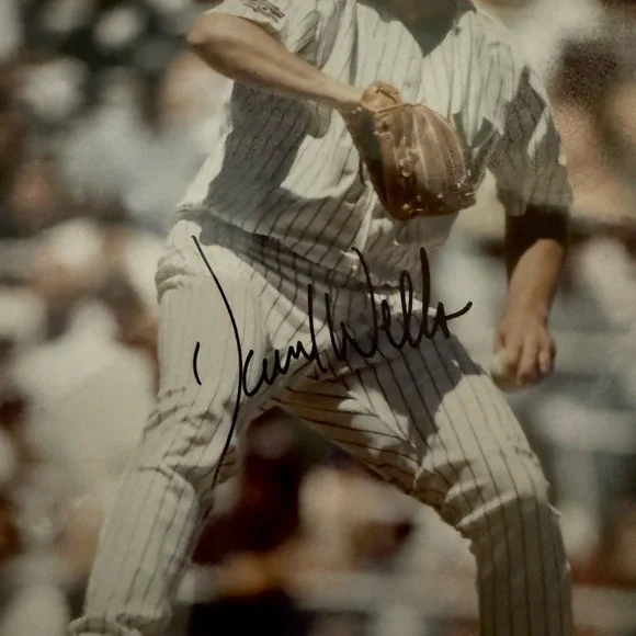 David Wells Autographed Photo 8x10 New York Yankees - Picture 2 of 2